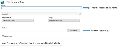 Where are IIS rewrite rules stored?