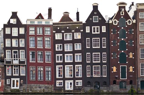 What is the most tilted house in Amsterdam?