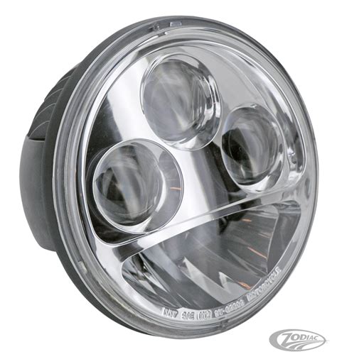 What determines the brightness of LED headlights?