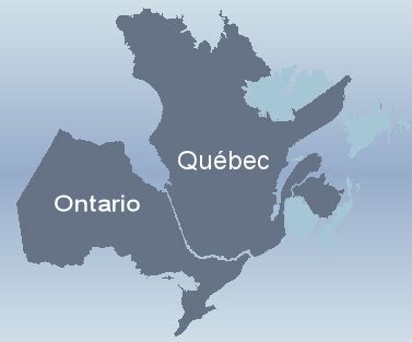 What 2 provinces of Canada are considered the heartland?