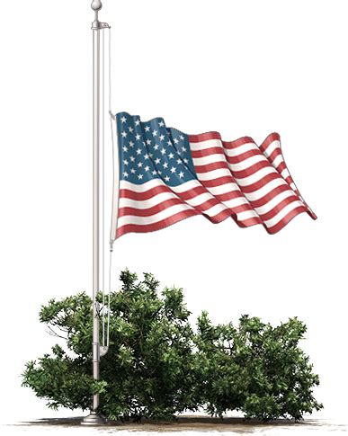 Why are US flags at half mast?