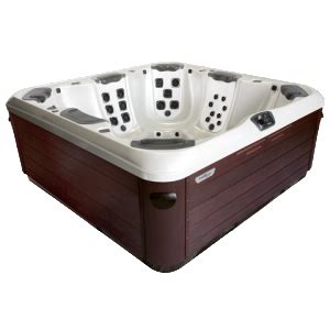 What is a safe time limit in a hot tub?