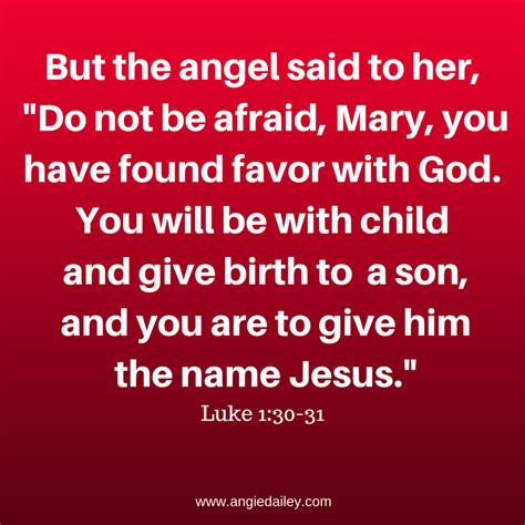 How many times in the Bible does an angel say do not be afraid?