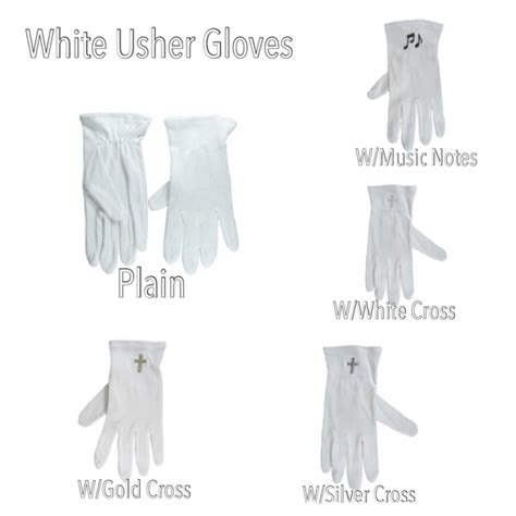 Why do deacons wear white gloves?