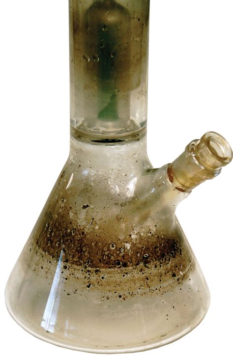 How do I know if my bong water is moldy?