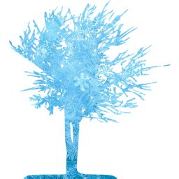 How much weight does ice add to trees?