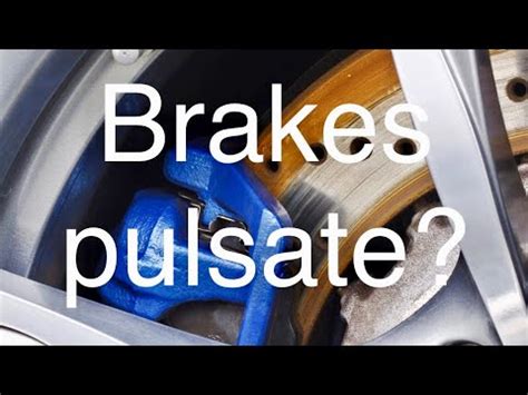 Is it safe to drive with pulsating brakes?