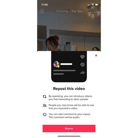 How do I enable repost on TikTok Android?