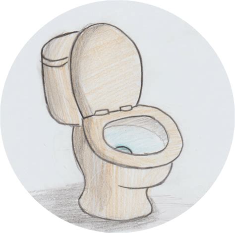 What causes toilet to turn blue?