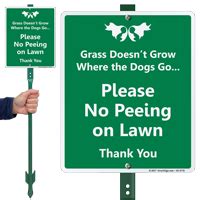 Why won't my dog pee or poop in the grass?